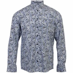 Vito Elron Herre Skjorte - Colony Blue