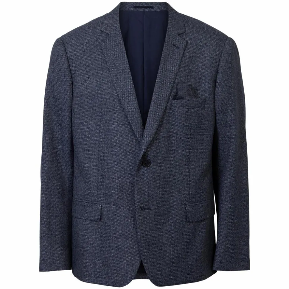 Vito Ganton Herre Blazer - Naval Blue