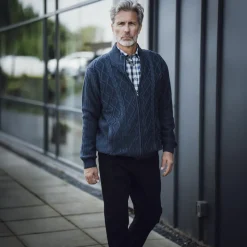 Vito Herre Cardigan - Dk.navy mix