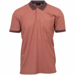 Vito Texas Herre Polo - Henna Red