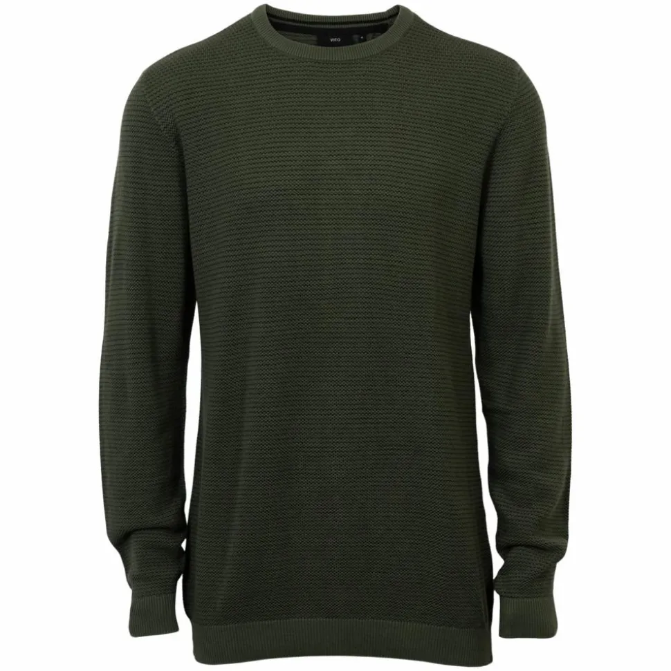 Vito Viggo Herre Striktrøje - Green Leaf