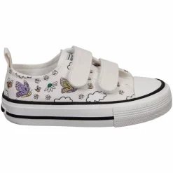 Weestep Pige Sneakers - White w. Butterfly
