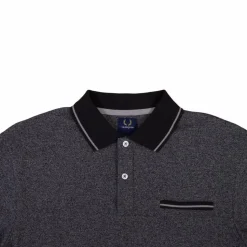 Yellowstone Eagle Herre Polo - Black Melange