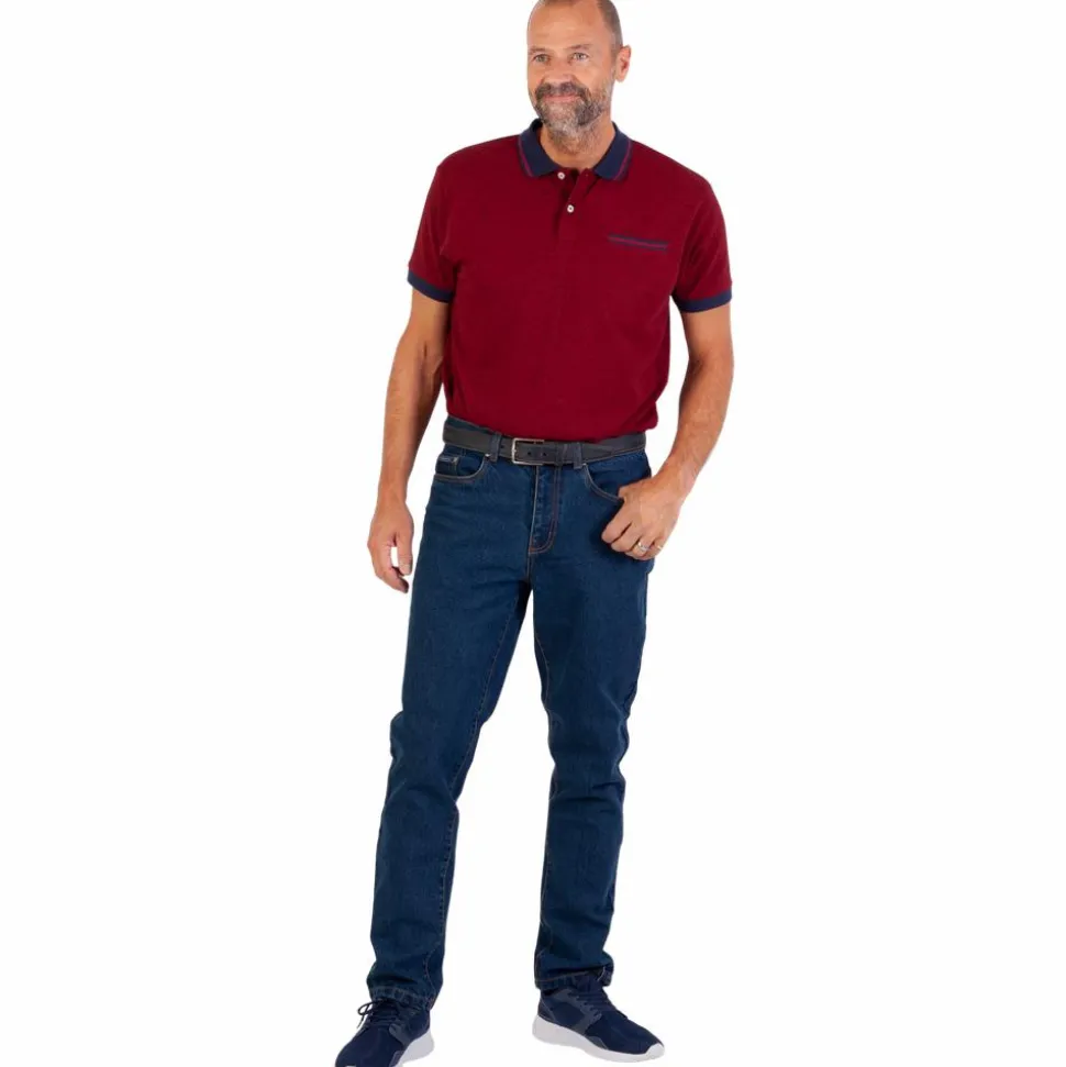Yellowstone Eagle Herre Polo - Tango Red
