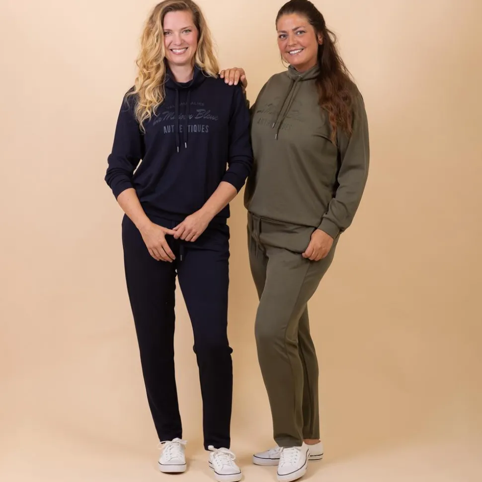 ZbyZ BANU Dame Sweatpants Plus Size - Navy