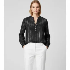 ZbyZ Dame Bluse - Black w. Lurex
