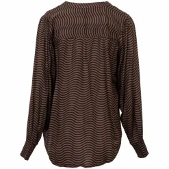 ZbyZ Dame Bluse - Brown/Black