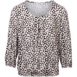 ZbyZ Dame Bluse Plus Size - Rosa