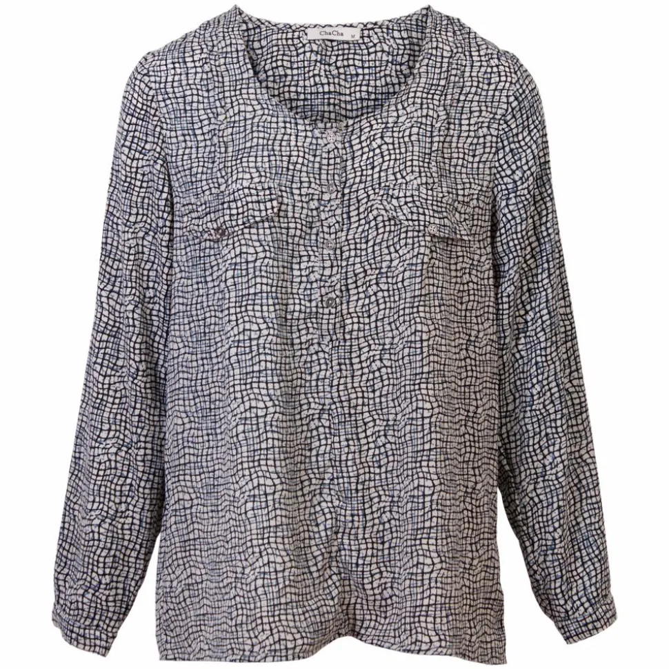 ZbyZ Dame Bluse Plus Size - B-125