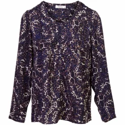 ZbyZ Dame Bluse Plus Size - Leopard