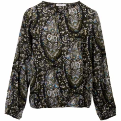 ZbyZ Dame Bluse Plus Size - Green