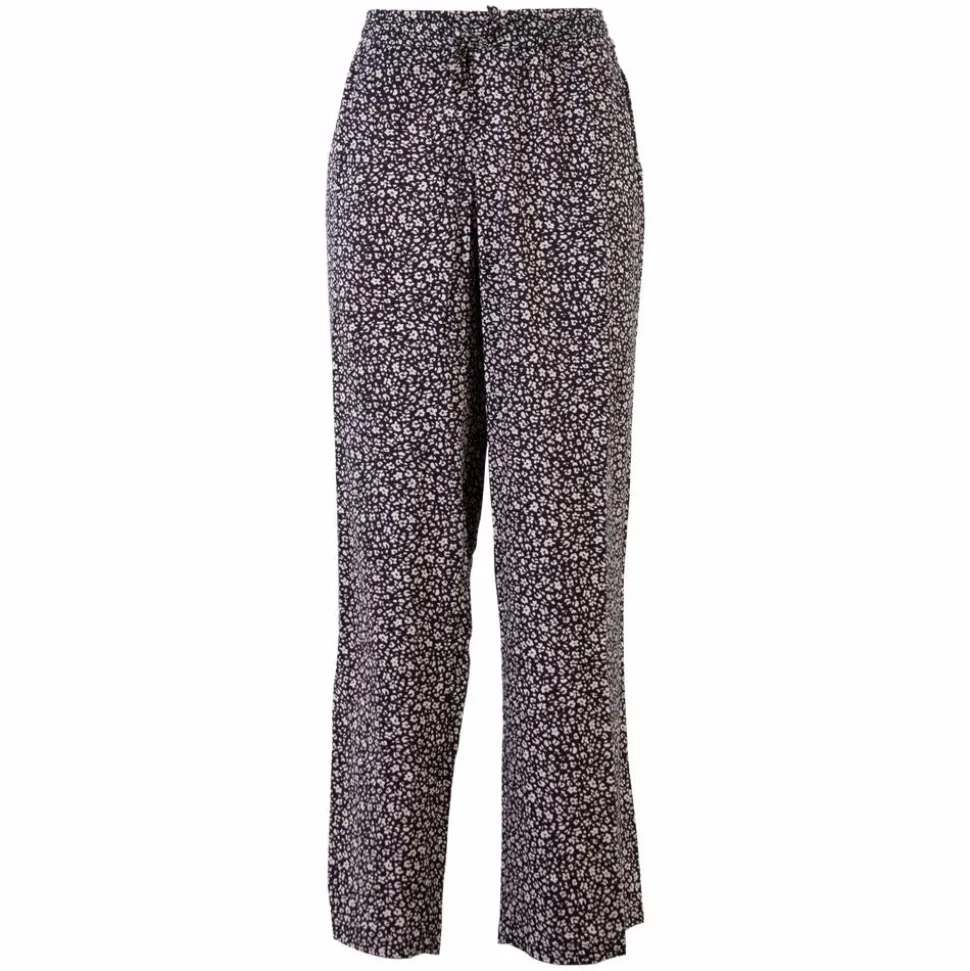 ZbyZ Dame Bukser Plus Size - Black/White