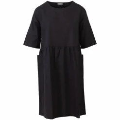 ZbyZ Dame Kjole Plus Size - Black