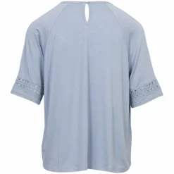 ZbyZ Dame Kortærmet bluse - Light blue
