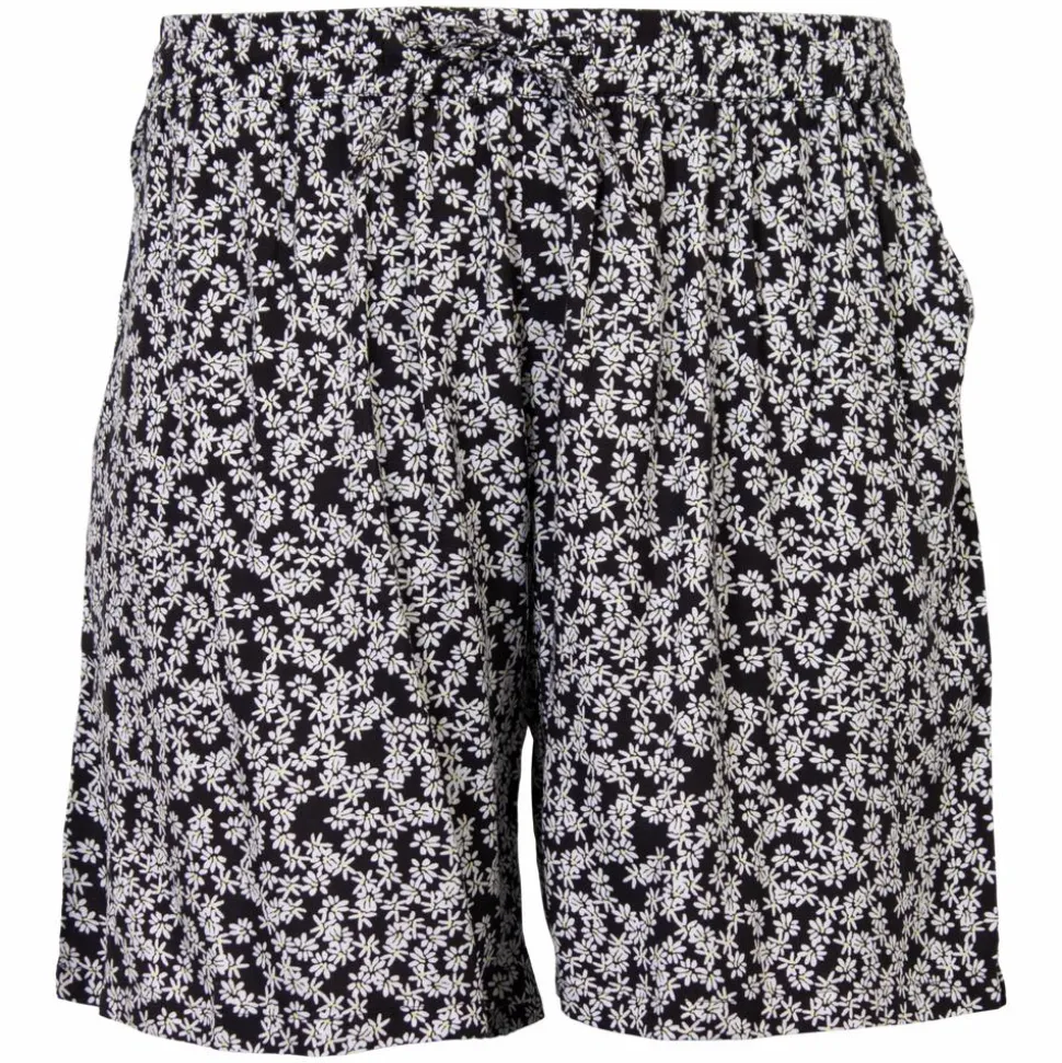 ZbyZ Dame Shorts Plus Size - Flower print