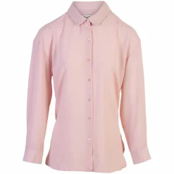 ZbyZ Dame Skjorte Plus Size - Soft Pink
