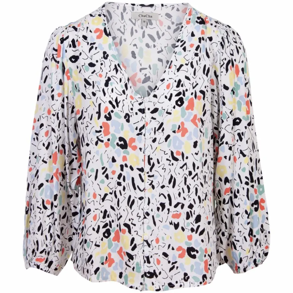 ZbyZ Dame Skjorte Plus Size - Hvid