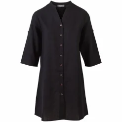 ZbyZ Dame Tunika Plus Size - Black