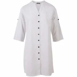 ZbyZ Dame Tunika Plus Size - White