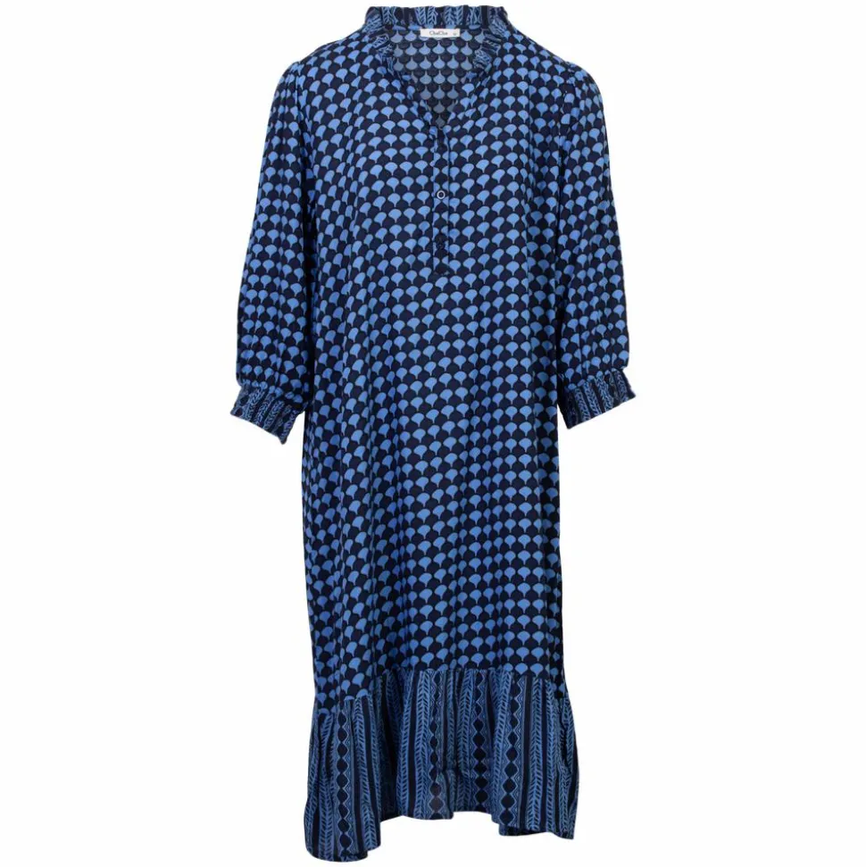 ZbyZ Dame Tunika Plus Size - Navy