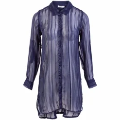 ZbyZ Dame Tunika Plus Size - S-32 Navy