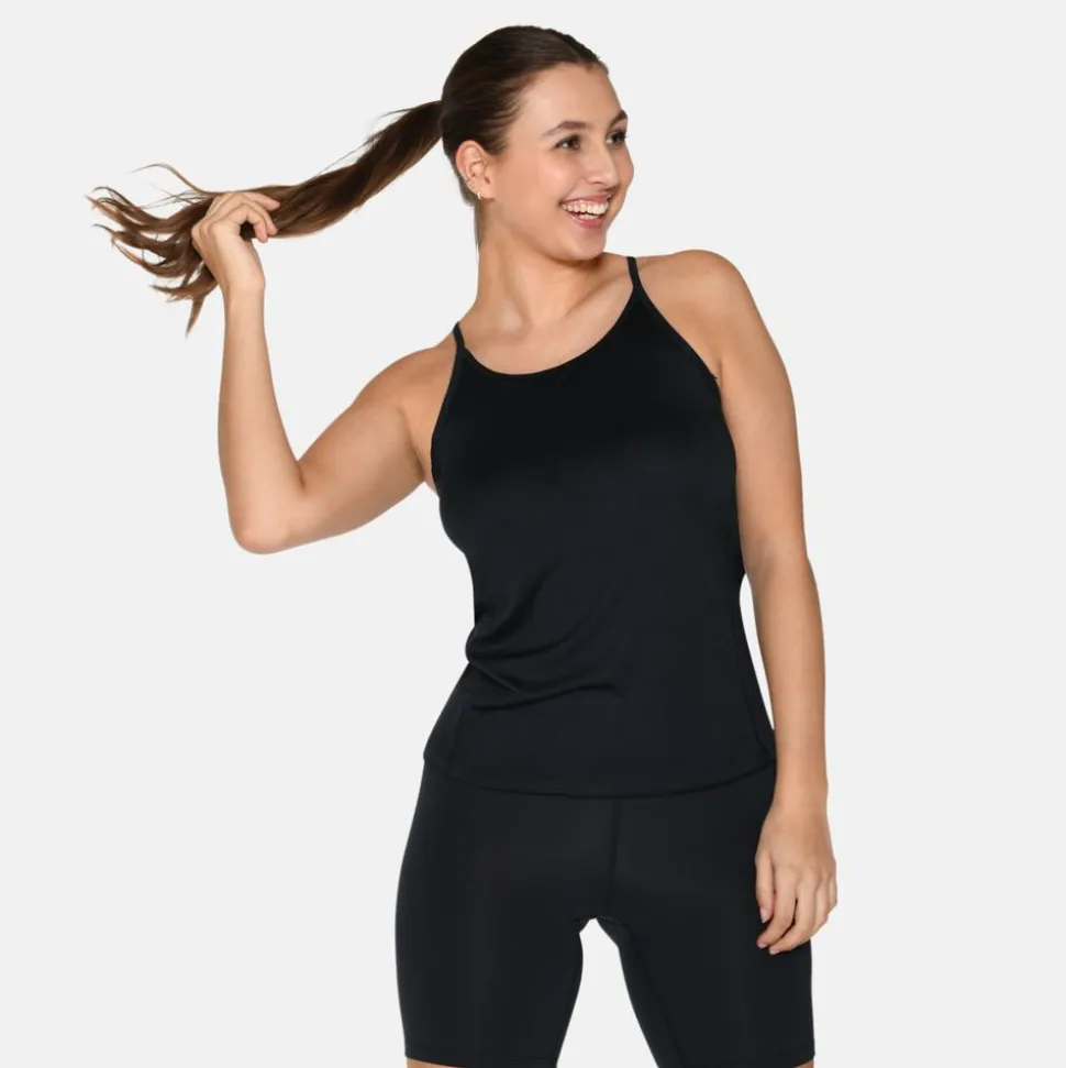 Zebdia Dame Top - Black